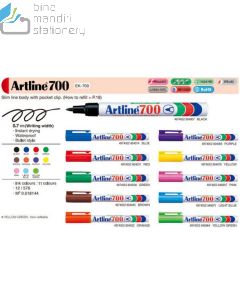 Gambar Spidol Permanen Bullet Style Artline 700 Permanent Marker merek Artline
