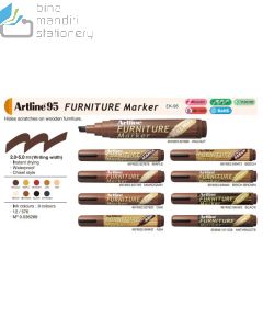 sample Image stationery Spidol Kayu Ujungnya Miring Artline 95 Furniture Marker