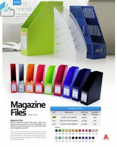 Jual Boxfile kotak berkas Bantex 4011-64 Magazine File F4 10 cm Mango terlengkap di toko alat tulis