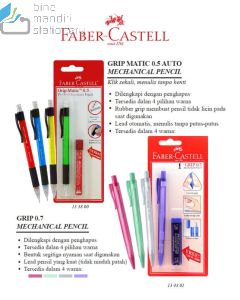 Jual Pensil Mekanikal ekonomis Faber-Castell Econ Mech Pencil 0.5 (134210) termurah harga grosir Jakarta