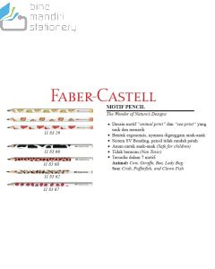 Pensil Kayu motif sapi  Faber-Castell Pencil Motif Cow (118366)