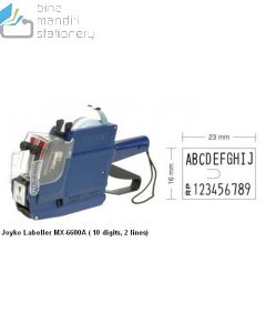 Gambar Mesin Tempel Harga Joyko Labeller MX-6600A (10 digits, 2 lines) merek Joyko