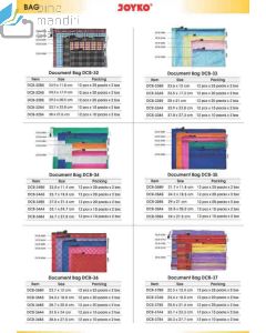 Kantong Poket Resleting Dokument Joyko Document Bag DCB-33 Bill (jaring)