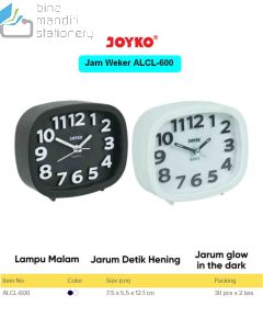 Jual Joyko ALCL-600/601/602D/604/605/606 DGT-511/512 Digital Timer Jam Alarm Clock di sertai Lampu Malam terlengkap di toko alat tulis