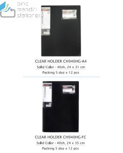 Foto atk Kenko CH940HG A4 Clear Holder Map Pelindung Berkas Agen merek Kenko